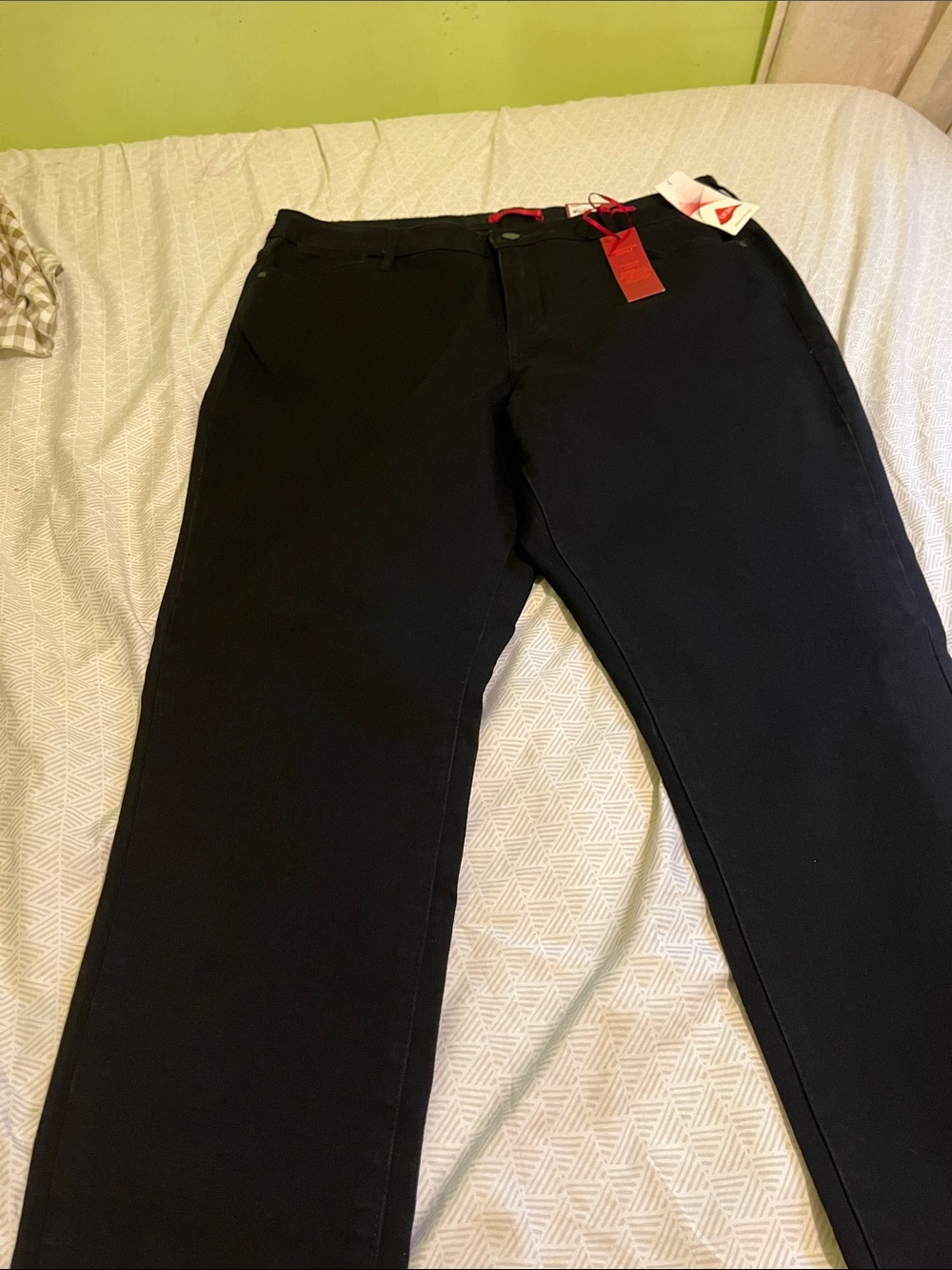 Jennifer Lopez Black Chino Pants